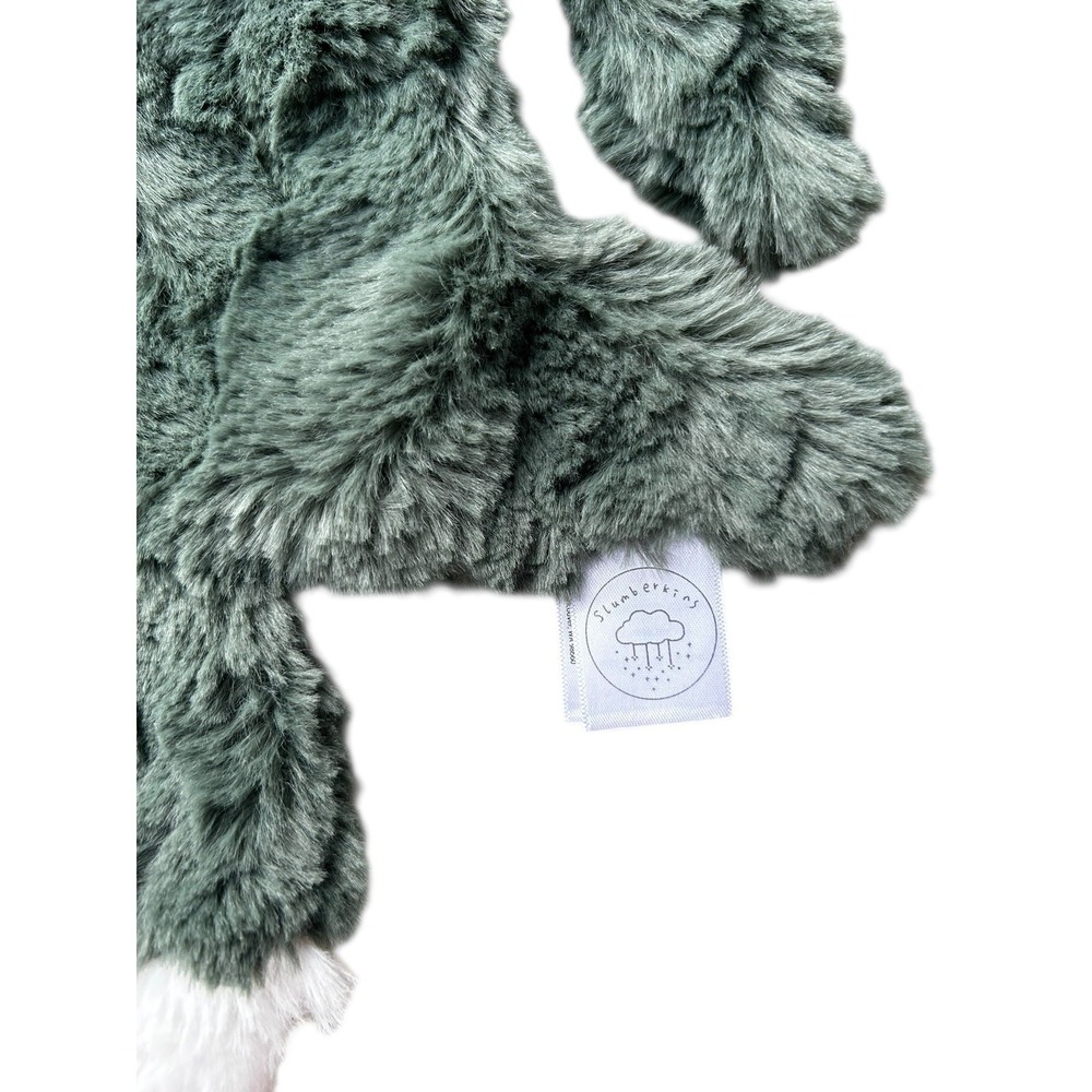 Slumberkins Emerald Fox Snuggler Plush Animal Lovey 20" Green - Picture 3 of 4